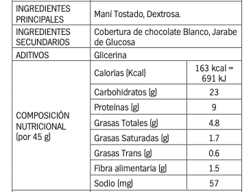 SUPERBAR CHOCOMANÍ BLANCO
