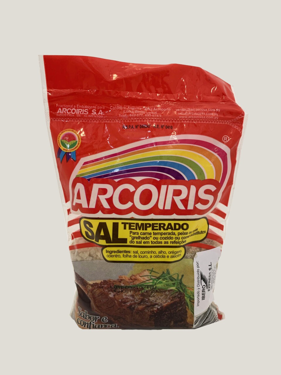 ARCOÍRIS: SAL TEMPERADO