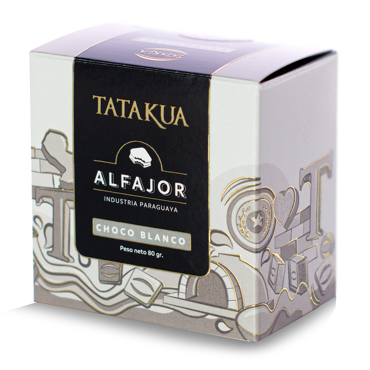 TATAKUA MEGA ALFAJOR CHOCO BLANCO
