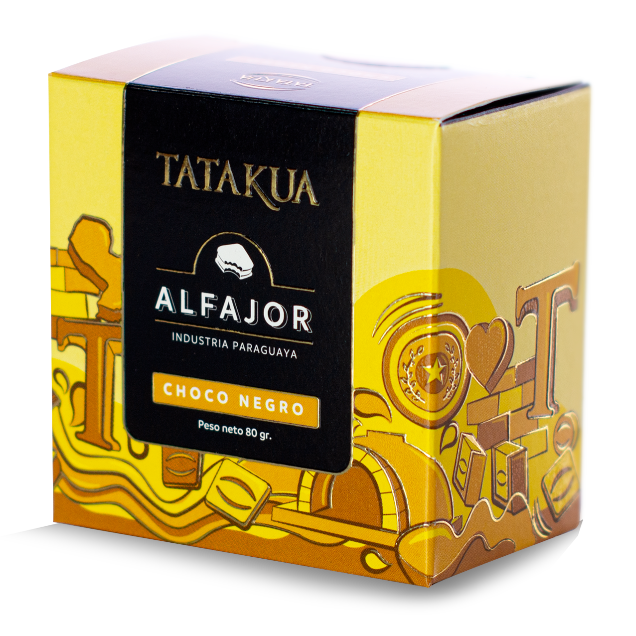 TATAKUA MEGA ALFAJOR CHOCO NEGRO