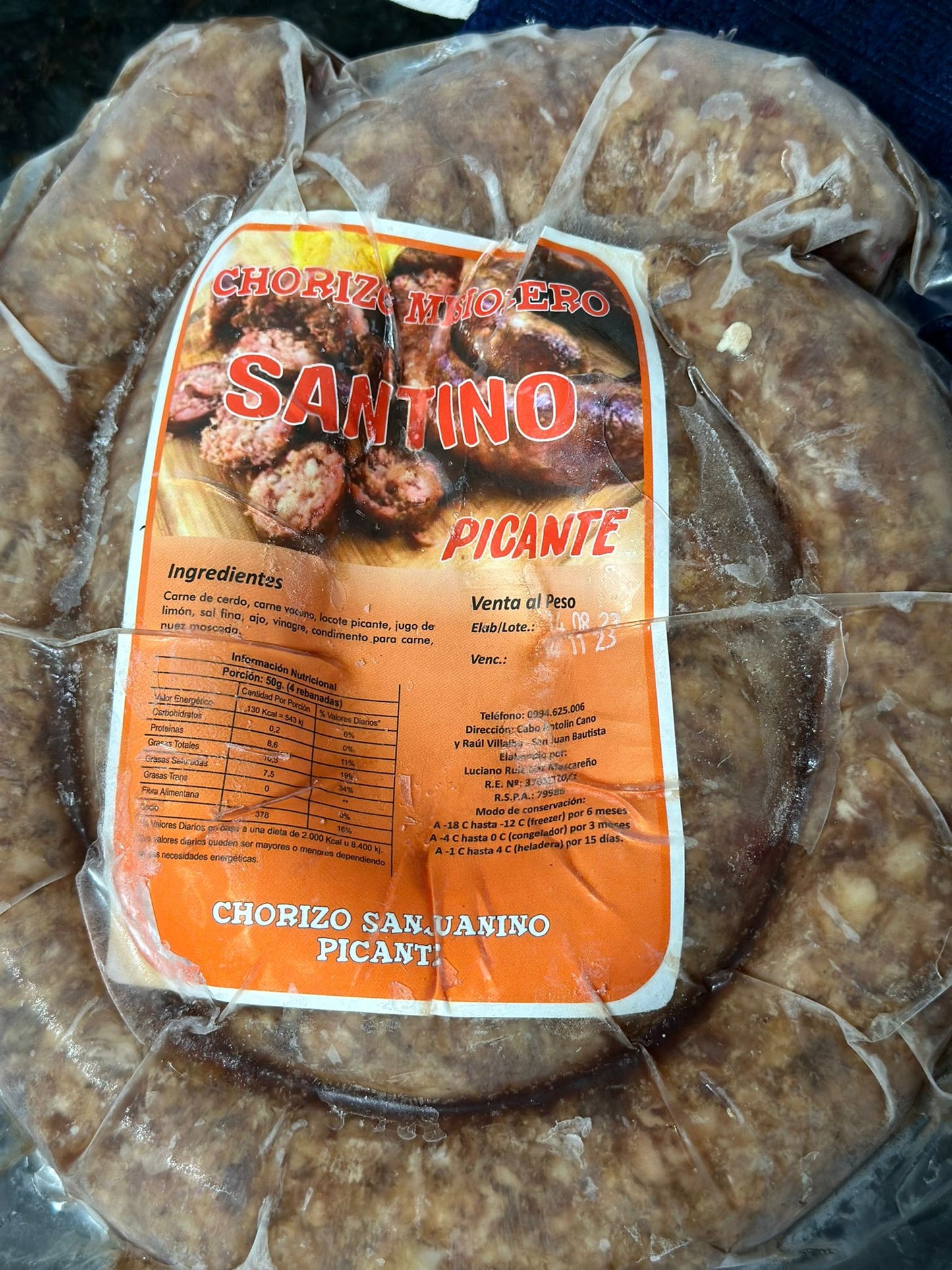 CHORIZO MISIONERO