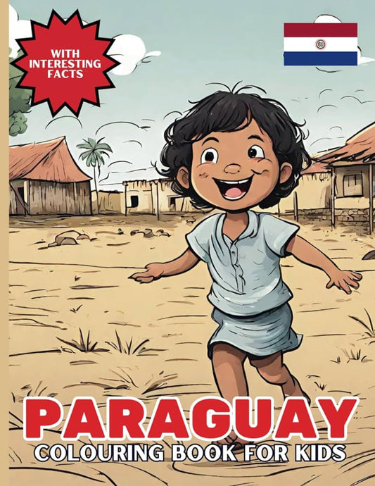 LIBRO PARA COLOREAR DE PARAGUAY TAPA BLANDA