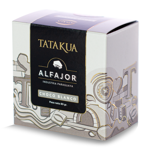 TATAKUA MEGA ALFAJOR CHOCO BLANCO